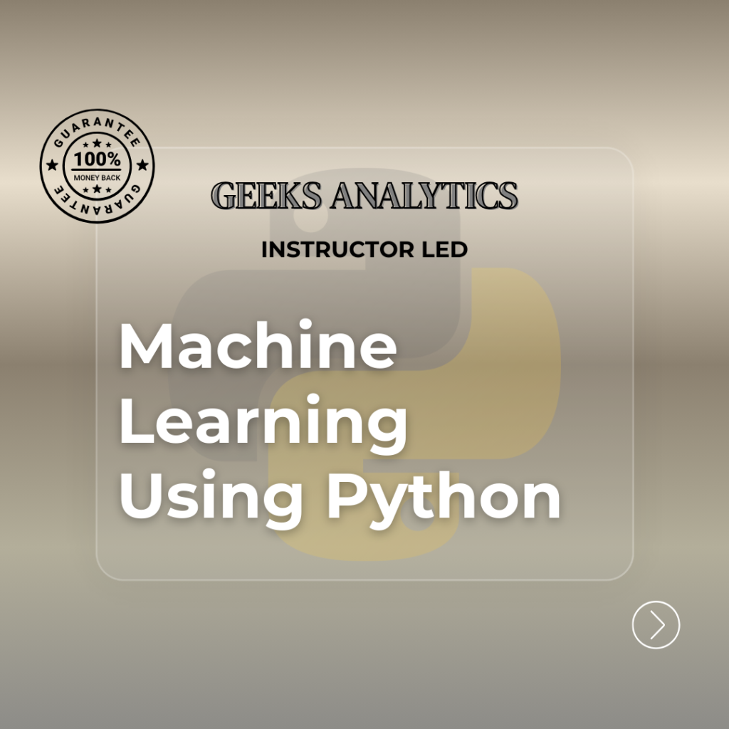 Beginner to Advanced Machine Learning Using Python