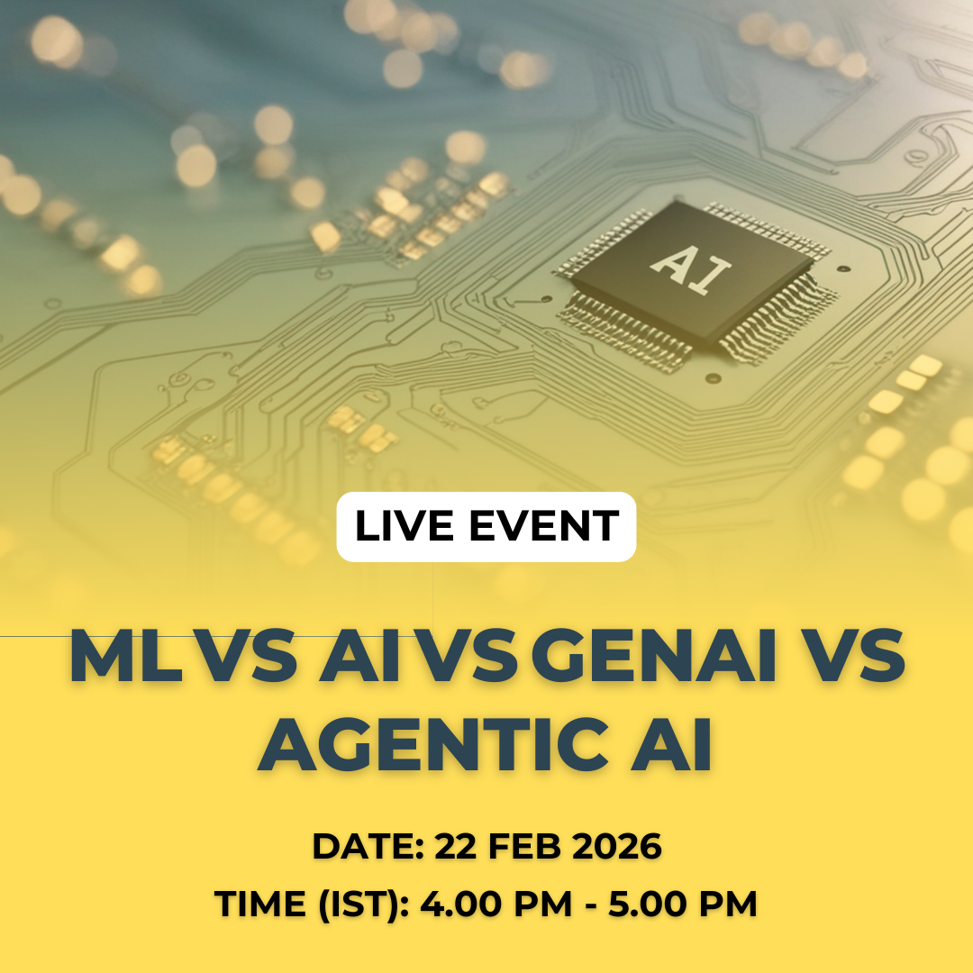 ML vs  AI vs GenAI vs Agentic AI